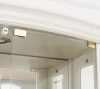 Витрина двухдверная с ящиками Nogal-5  